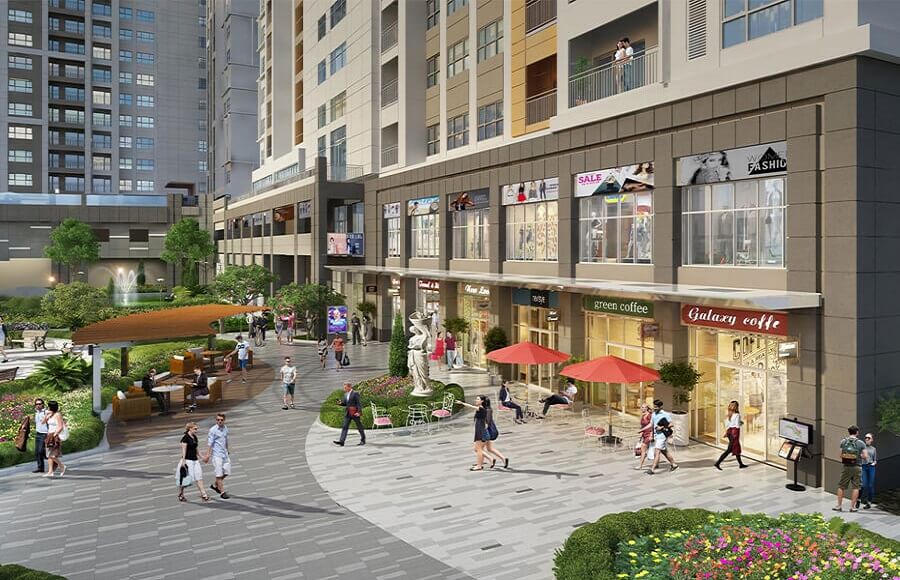 dãy Shophouse nội khu dự án
